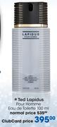 Ted Lapidus Pour Homme Eau De Toilette-100ml