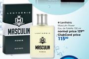 Lentheric Masculin Power Eau De Toilette-100ml
