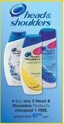 Head And Shoulders Products-Each