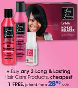 Long & Lasting Hair Care Products-Each