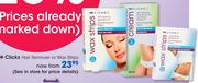 Clicks Hair Remover Or Wax Strips