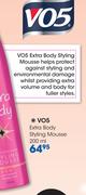 VO5 Extra Body Styling Mousse-200ml