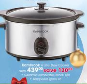 Kambrook 6Ltr Slow Cooker