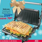 Safeway Cool Touch Panini Press