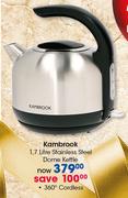 Kambrook 1.7Ltr Stainless Steel Dome Kettle
