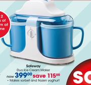 2Safeway Duo Ice Cream Maker