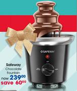 safeway chocolate fountain instructions