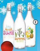 Clicks Bottles With Swing Lids 1Ltr-Each