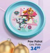 Paw Patrol Girls’ Plate