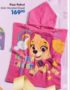 Paw Patrol Girls’ Hooded Towel