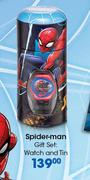 Spider-Man Gift Set Watch And Tin