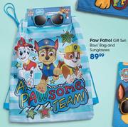Paw Patrol Gift Set Boys’ Bag And Sunglasses