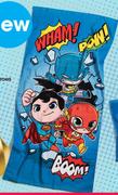 DC Super Heroes Beach Towel