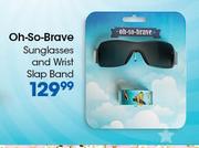 Oh So Brave Sunglasses And Wrist Slap Band