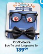 Oh So Brave Bow Tie And Sunglasses Set