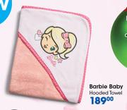Barbie Baby Hooded Towel
