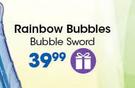 Rainbow Bubbles Bubble Sword