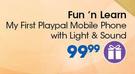 Fun ’n Learn My First Playpal Mobile Phone With Light & Sound