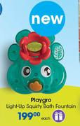 Playgro Light-Up Squirty Bath Fountain-Each