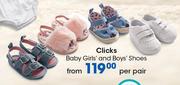 Clicks Baby Girls’ And Boys’ Shoes-Per Pair