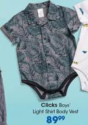 Clicks Boys’ Light Shirt Body Vest