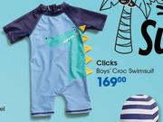 Clicks Boys’ Croc Swimsuit