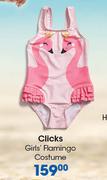 Clicks Girls’ Flamingo Costume
