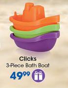 Clicks 3-Piece Bath Boat