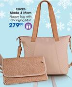 Clicks Made 4 Mom Nappy Bag With Changing Mat