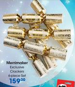 Merrimaker Exclusive Crackers 6-Piece Set