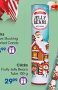 Clicks Fruity Jelly Beans Tube-100g