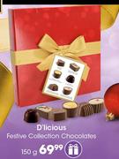 D'Licious Festive Collection Chocolates-150g