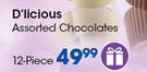 D'Licious Assorted Chocolates 12 Piece