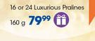 Cadbury Glow Box 16 Or 24 Luxurious Pralines-160g