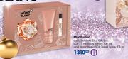 Montblanc Lady Emblem Elixir Gift Set EDP 75ml, Body Lotion 100ml, Mont Blanc EDP Travel Spray 7.5ml