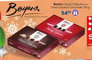 Beyers Classic Collection Or Cherry Liqueurs Chocolate-130g