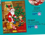 Jacquot Milk Chocolate Advent Calender-75g
