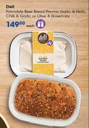 Deli Farmstyle Beer Bread Pre Mix Garlic & Herb, Chilli & Garlic Or Olive & Rosemary-Each