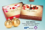 Sally Williams Turkish Delight Rose Collection Or Milk Chocolate-300g Per Pack