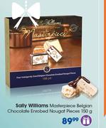 Sally Williams Masterpiece Belgian Chocolate Enrobed Nougat Pieces-150g