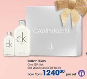 Calvin Klein One Gift Set EDT 200ml And EDT 50ml-Per Set
