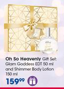 Oh So Heavenly Gift Set Glam Goddess EDT 50ml And Shimmer Body Lotion 150ml 