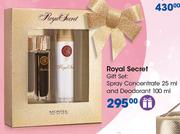Royal Secret Gift Spray Concentrate 25ml And Deodorant 100ml