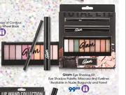 Glam Eye Shadow Kit:Eye Shadow Palette,Mascara & Eyeliner
