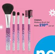 Claire's Makeup Brush Set-Per Set