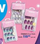 Claire's Faux Nails-Per Set