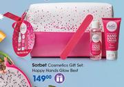 Sorbet Cosmetics Gift Set Happy Hands Glow Best
