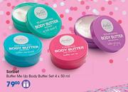 Sorbet Butter Me Up Body Butter Set-4X50ml