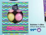 Bubbles 'N Bliss Bath Bombs Pack-6's