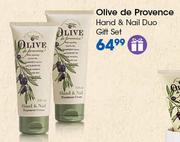 Olive De Provence Hand & Nail Duo Gift Set